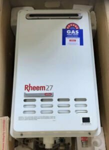 rheem 27 instantaneous gas hot water system