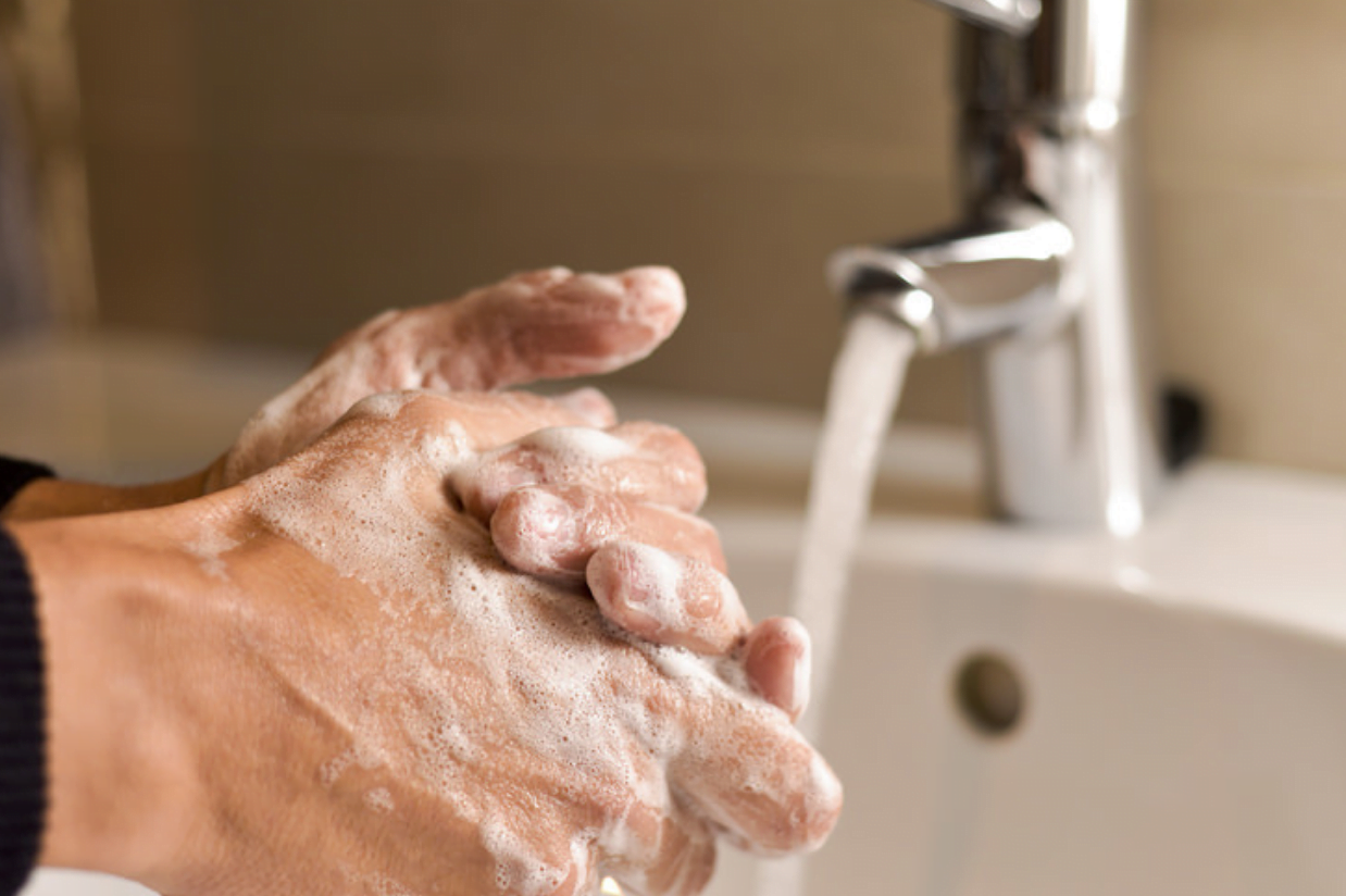 hard water doesn't get along with soap